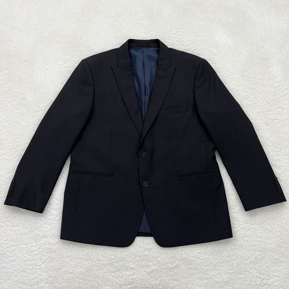 Andrew Fezza Men's Gray Wool Blend Fenwick Blazer - Size 44S
b85